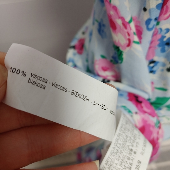 Zara floral midi dress size M - Picture 10 of 15